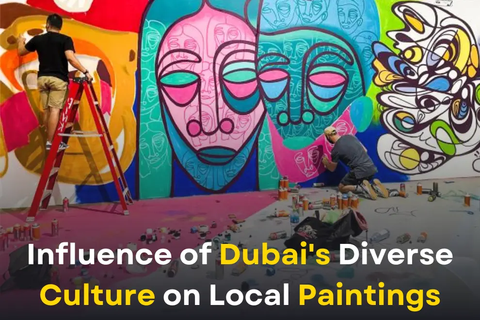 Dubai culture and local paintings